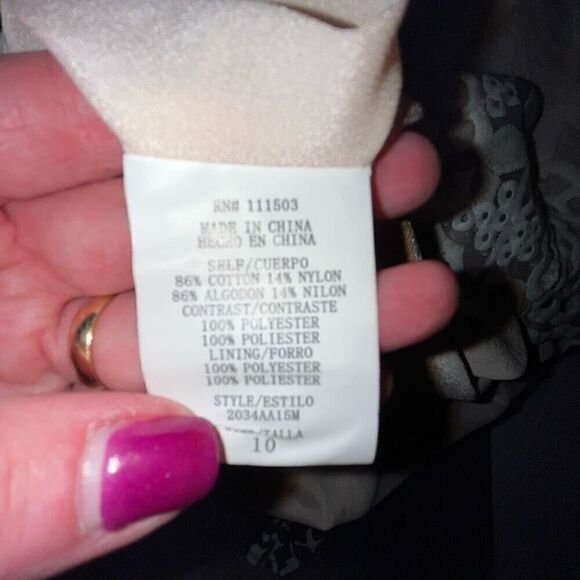 Luxology blush pink lace dress 10 - Picture 6 of 6